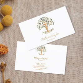 ライフコーチツリーのライフセラピストヨガヒーラーブシ 名刺