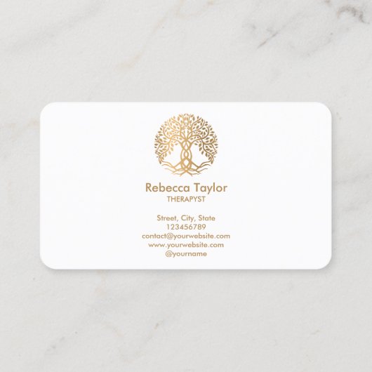 ライフコーチツリーのライフセラピストヨガヒーラーブシ 名刺 (裏面)