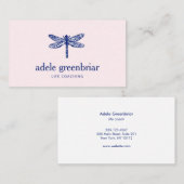 ライフコーチドラゴンフライロゴ 名刺 (正面/裏面)