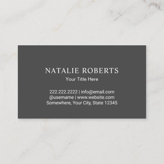 ライフコーチバラ金ゴールドツリーロゴカウンセラーダークグレー 名刺 (裏面)