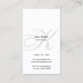 ライフコーチパーソナルサービスエレガント金ゴールドポイント 名刺 (裏面)