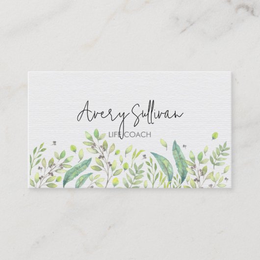 ライフコーチパーソナル救済 名刺 (正面)