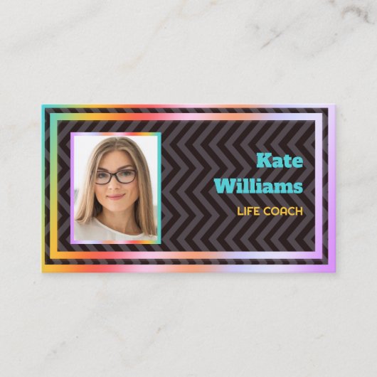 ライフコーチフォト 名刺 (正面)