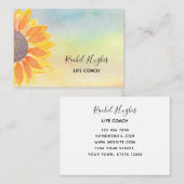 ライフコーチフローラ水彩名刺 名刺 (正面/裏面)