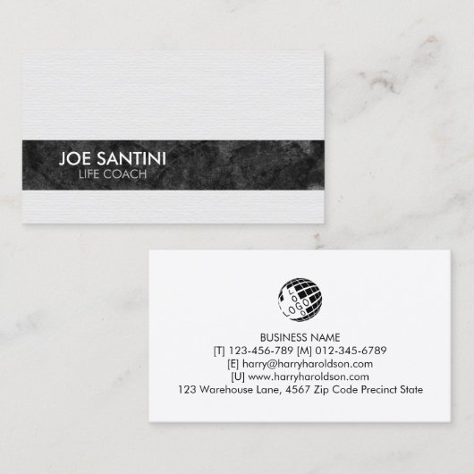 ライフコーチメンターパーソナルアドバイザー 名刺 (正面/裏面)