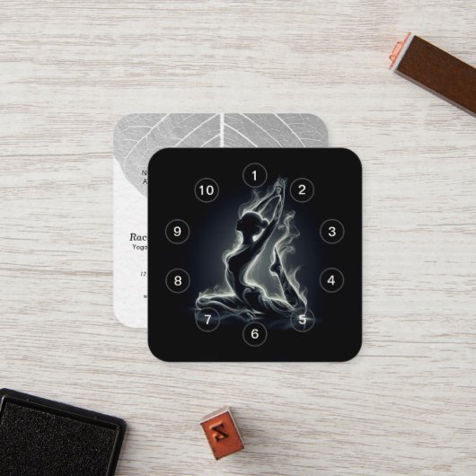 ライフコーチワン脚キングピジョンヨガクラスパス ロイヤリティカード (正面/裏面インサイチュ)