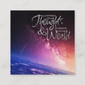 ライフコーチングの名刺 スクエア名刺 (正面)