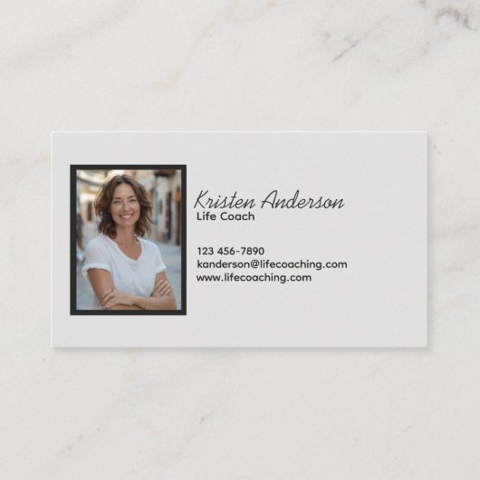 ライフコーチング 名刺 (裏面)