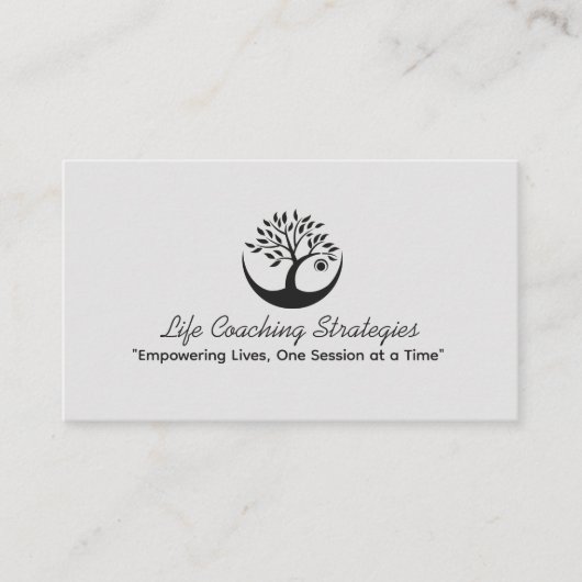ライフコーチング 名刺 (正面)