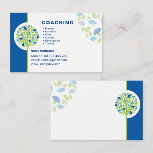 ライフコーチング 名刺 (正面/裏面)