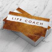ライフコーチヴィンテージレザープロフェッショナル 名刺