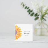 ライフコーチ植物学 スクエア名刺 (スタンド正面)