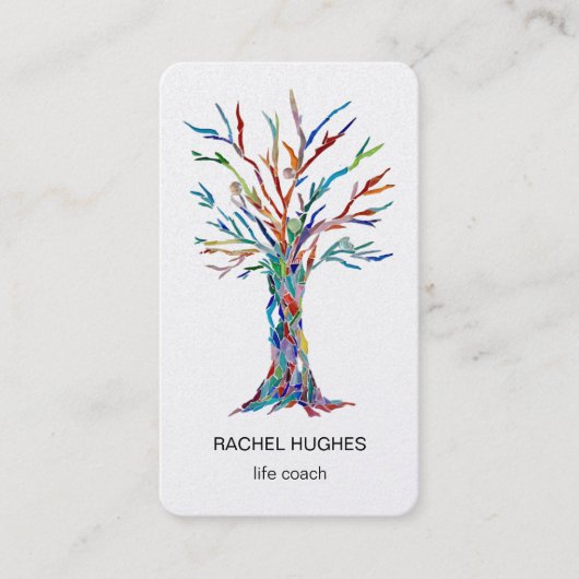 ライフコーチ 名刺 (正面)