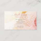 ライフコーチ 名刺 (裏面)