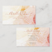 ライフコーチ 名刺 (正面/裏面)