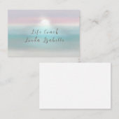 ライフコーチ、霊気、カウンセラー、名刺 名刺 (正面/裏面)