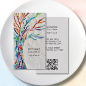 ライフコーチQRコードツリー 名刺