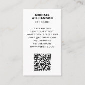 ライフコーチQRコード 名刺 (裏面)