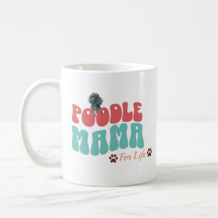ライフコーヒーマグのためのプードルママ コーヒーマグカップ