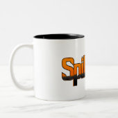 ライフコーヒーマグをこぼす ツートーンマグカップ (左)