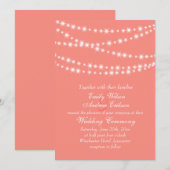 ライフコーラル ツインクル ライト ウェディング インビテーション (正面/裏面)