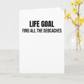 ライフゴールが全てのジオコーチを発見|地理処理 カード (黄色い花)