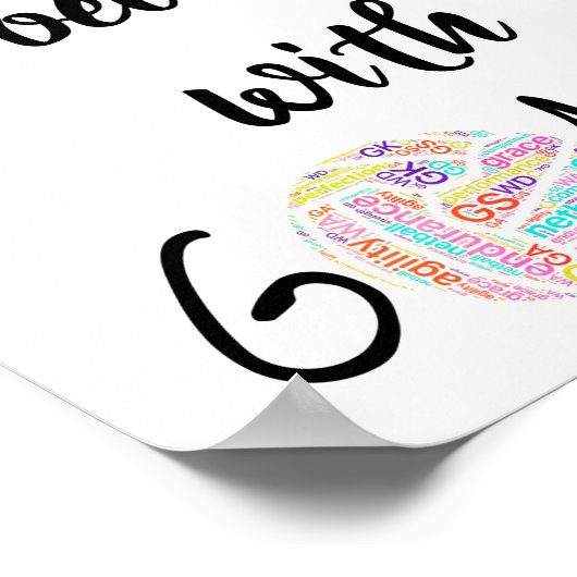 ライフゴールやる気を起こさせるネットボール引用文 ポスター (角)