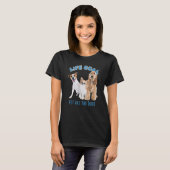 ライフゴールペットすべての犬と犬写真かわいいD Tシャツ (正面フル)