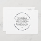 ライフサイクルの郵便はがき ポストカード (正面/裏面)