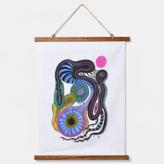 ライフサイクル 吊り下げ型タペストリー (正面)