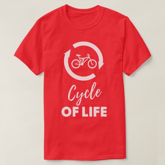ライフサイクル Tシャツ (デザイン正面)