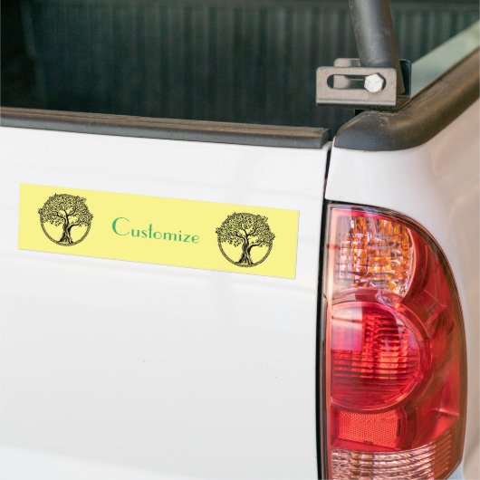 ライフサンダーの木_コーブクラシック バンパーステッカー (トラック上)
