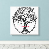 ライフサンダーの木_Cove キャンバスプリント (インサイチュ (ウッドフロア))