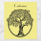 ライフサンダーの木_Cove ワインラベル (シングルラベル)