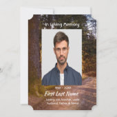 ライフサービスのお祝い森林歩道ウォーク 招待状 (正面)