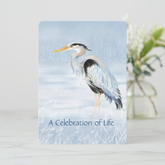 ライフサービスの素晴らしお祝いブルーヘロン 招待状 (スタンド正面)