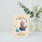 ライフサービス フェアウェル ペン 名刺 (スタンド正面)