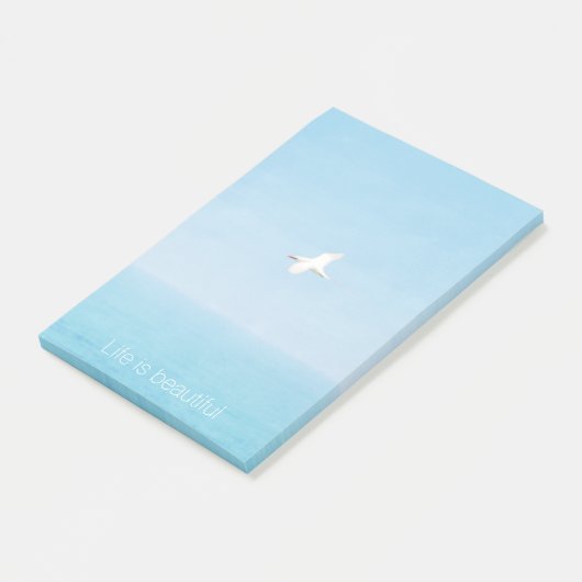 ライフザビューティフルアクアビーチ感動的引用文 ポストイット (アングル)