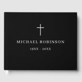 ライフシンプルお祝い追悼記念の十字架 ゲストブック (正面)