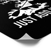 ライフシンプルは水カヤックホワイトウォーターを追加する ポスター (角)