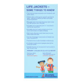 ライフジャケットのラックカードについて ラックカード (正面)