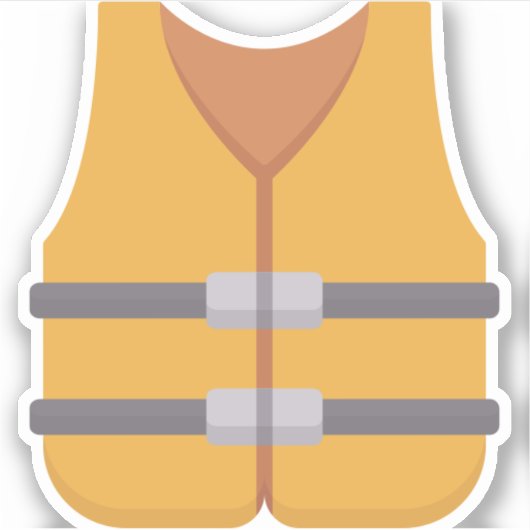 ライフジャケット シール (正面)