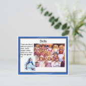 ライフスキル、おもちゃや人形 ポストカード (スタンド正面)