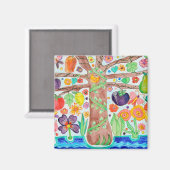 ライフスクエアマグネットの木 マグネット (正面/裏面)