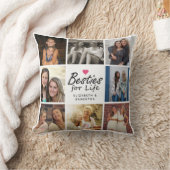 ライフスクリプトの友最高の人の写真コラージュのBesties クッション (ブランケット)