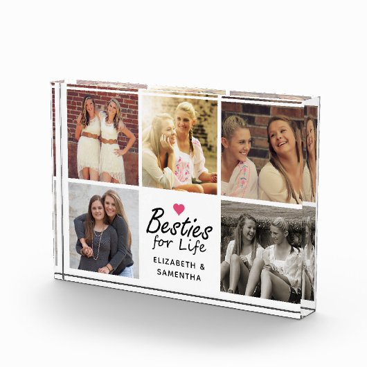 ライフスクリプトの友最高の人の写真コラージュのBesties フォトブロック (右)
