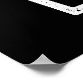 ライフスタイルをシェルで祝おう！おもしろシェルパン ダークBG ポスター (角)