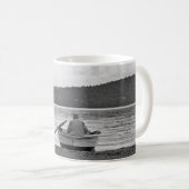 ライフスタイルカッコいい写真：エーゲ海の漁師 コーヒーマグカップ (正面右)