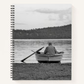 ライフスタイルカッコいい写真：エーゲ海の漁師 ノートブック (正面)