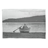 ライフスタイルカッコいい写真:エーゲ海の漁師 枕カバー (正面)